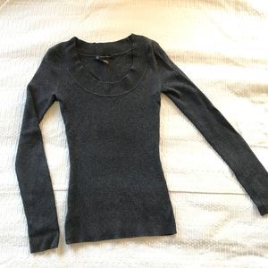 INC scoop neck long sleeve